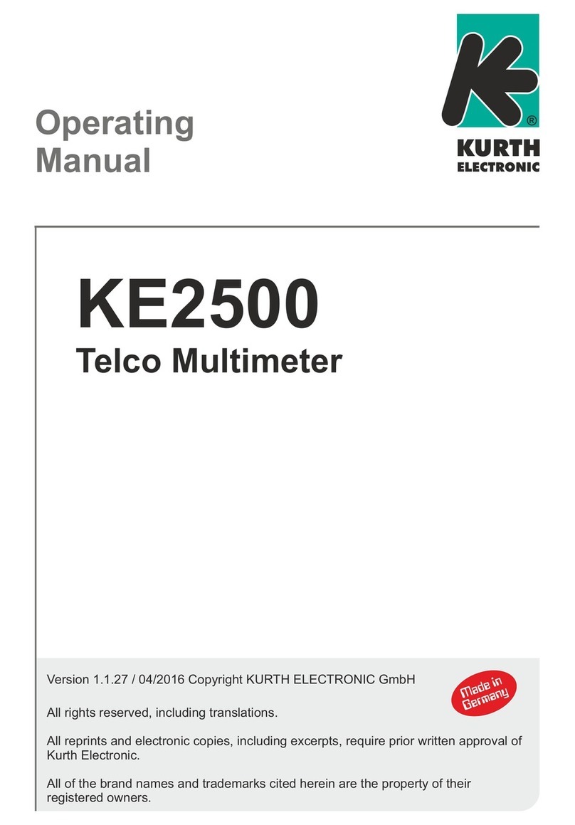 Telco KE2500 operating manual