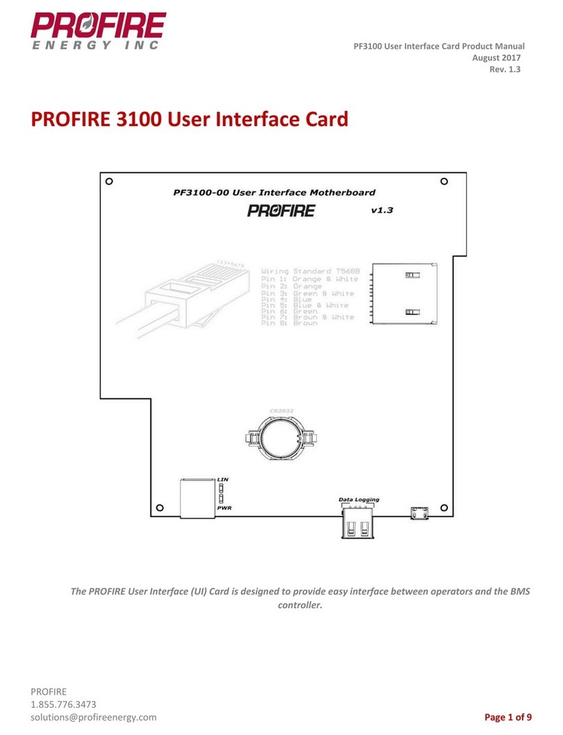 ProFire 3100 product manual