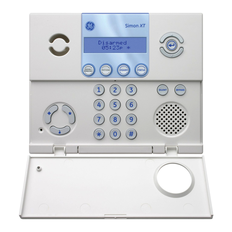 GE Security Simon XT User manual