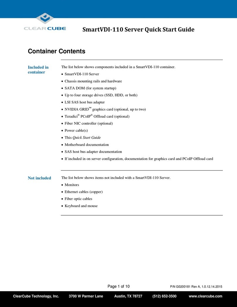 ClearCube SmartVDI-110 quick start guide