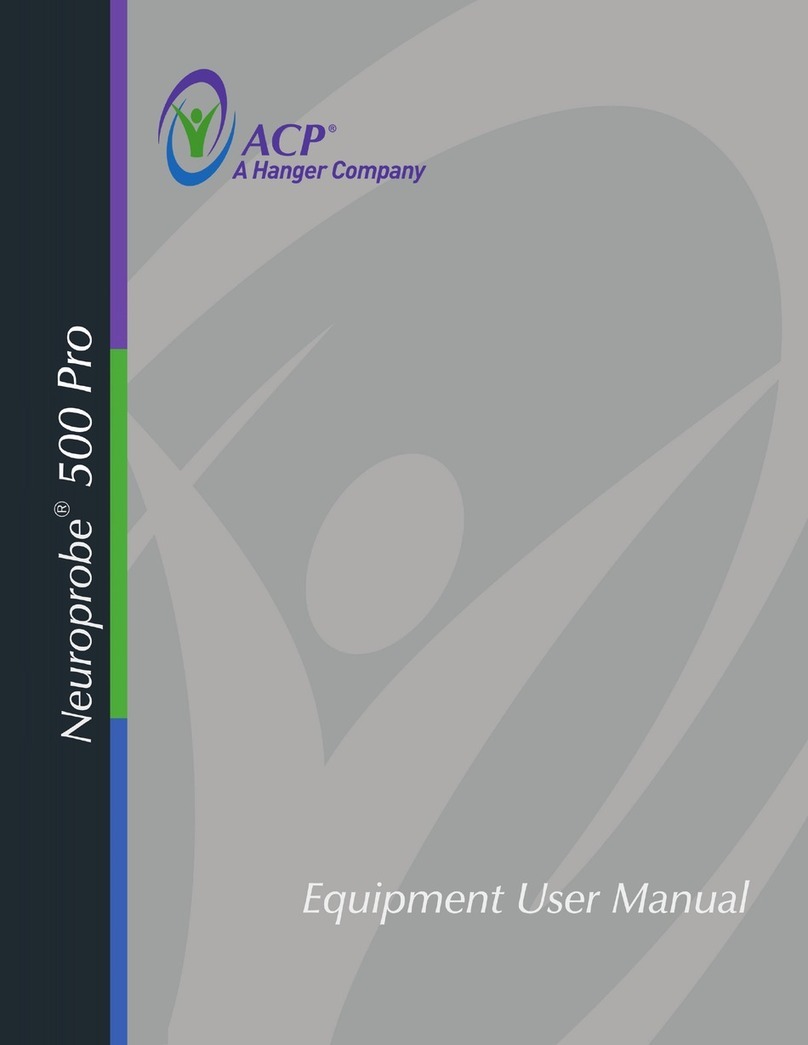 Accelerated Care Plus Neuroprobe 500 Pro user manual