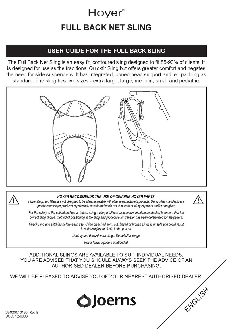 Joerns Healthcare Hoyer user guide