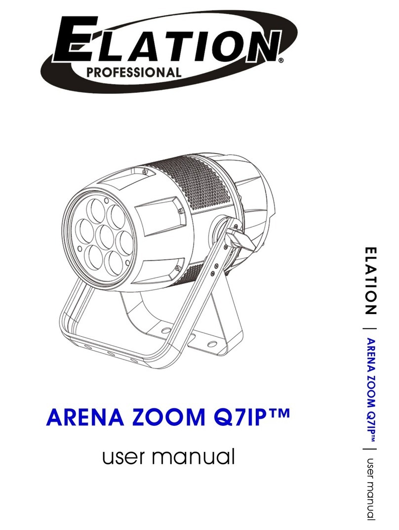 Elation ARENA ZOOM Q7IP user manual