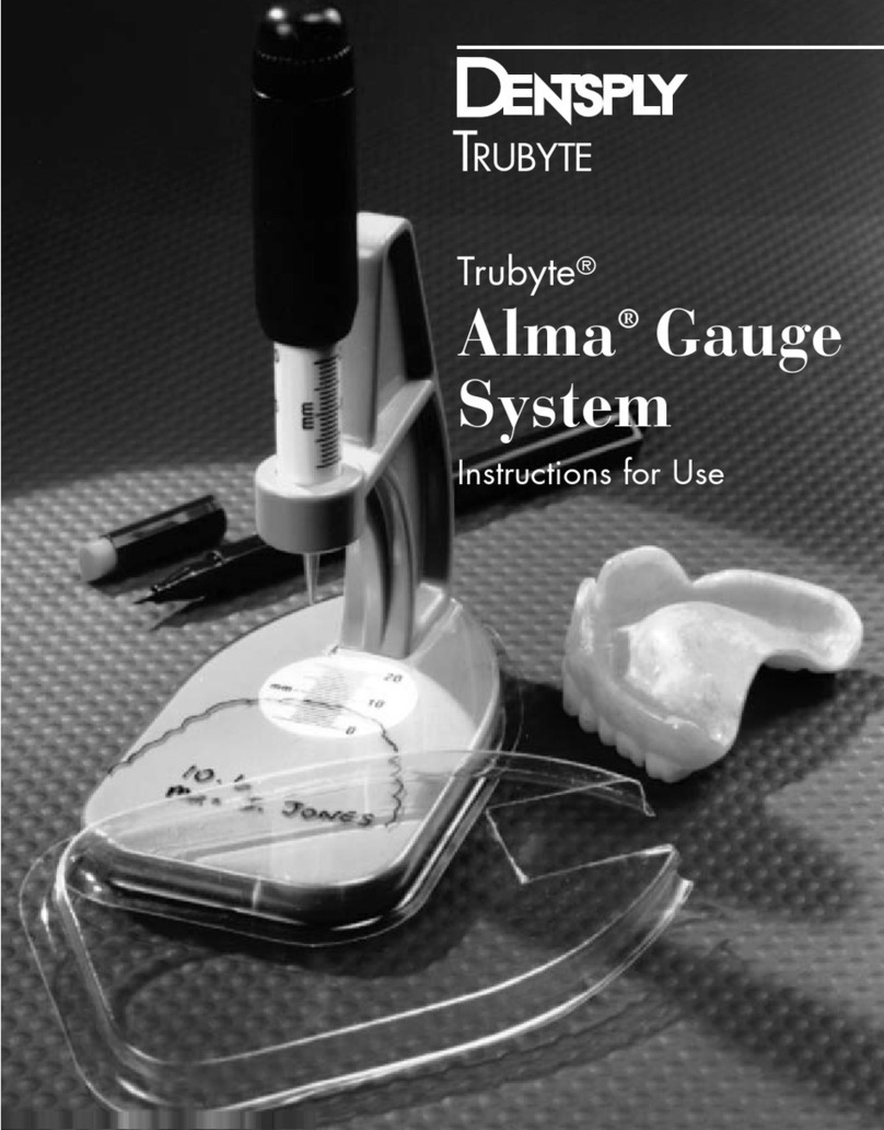DENTSPLY Trubyte Alma User manual