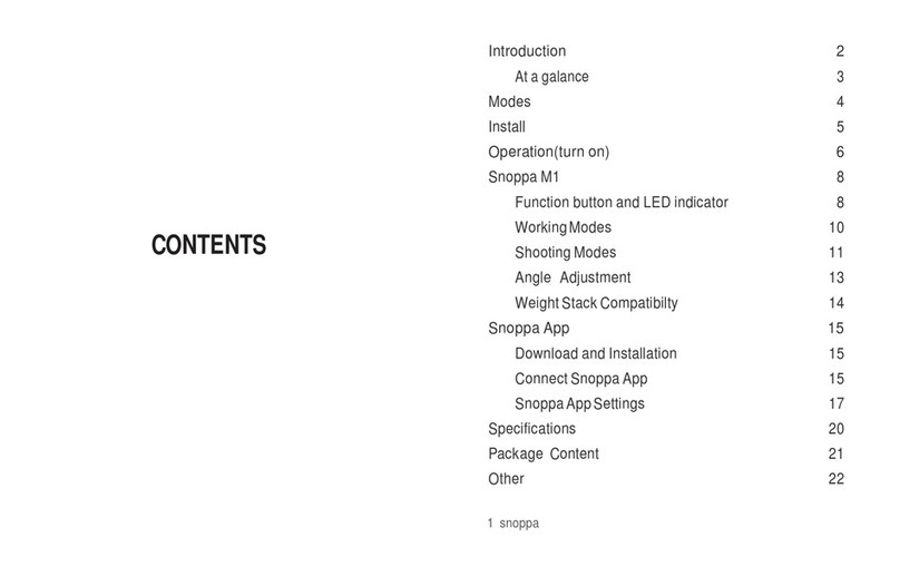 Snoppa M1 User manual
