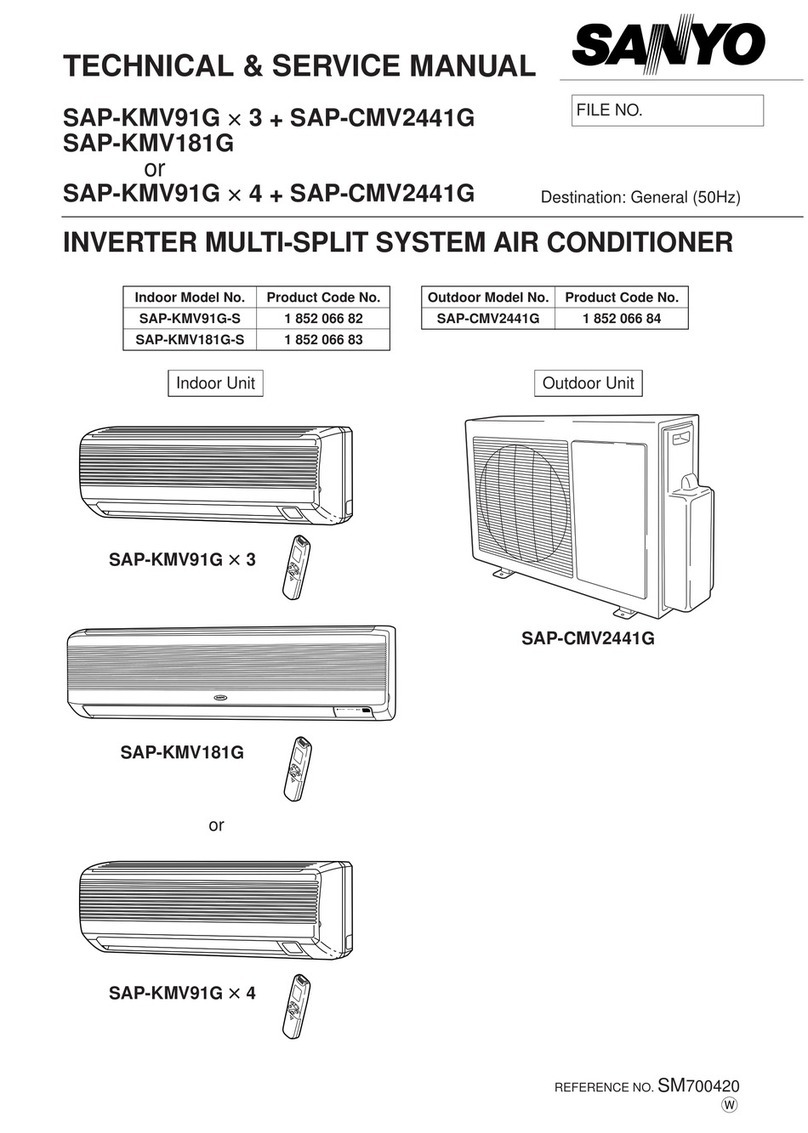 Sanyo SAP-KMV91G-S Operating manual Sanyo SAP-KMV91G-S Operating manual