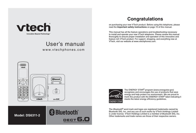 V-tech DS6311-2 user manual