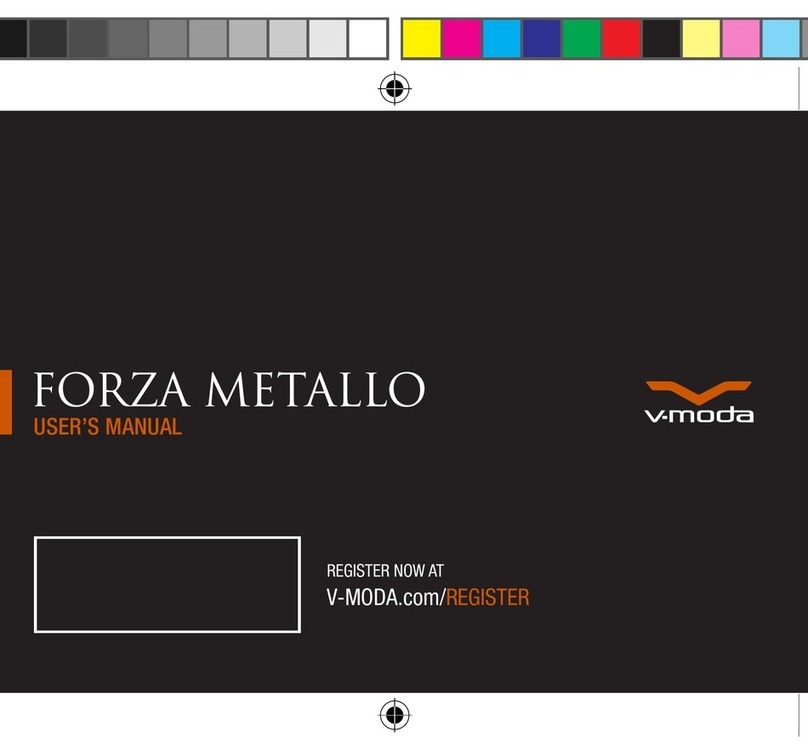 V-Moda Forza Metallo User manual V-Moda Forza Metallo User manual