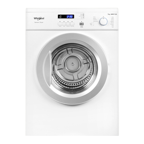 Whirlpool AWD712S user manual