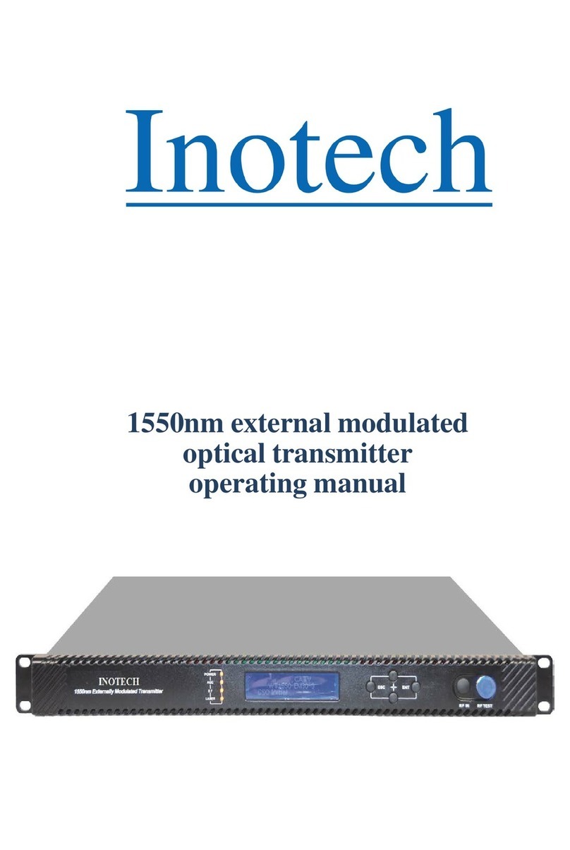 Inotech WT-1550-EM30 series operating manual