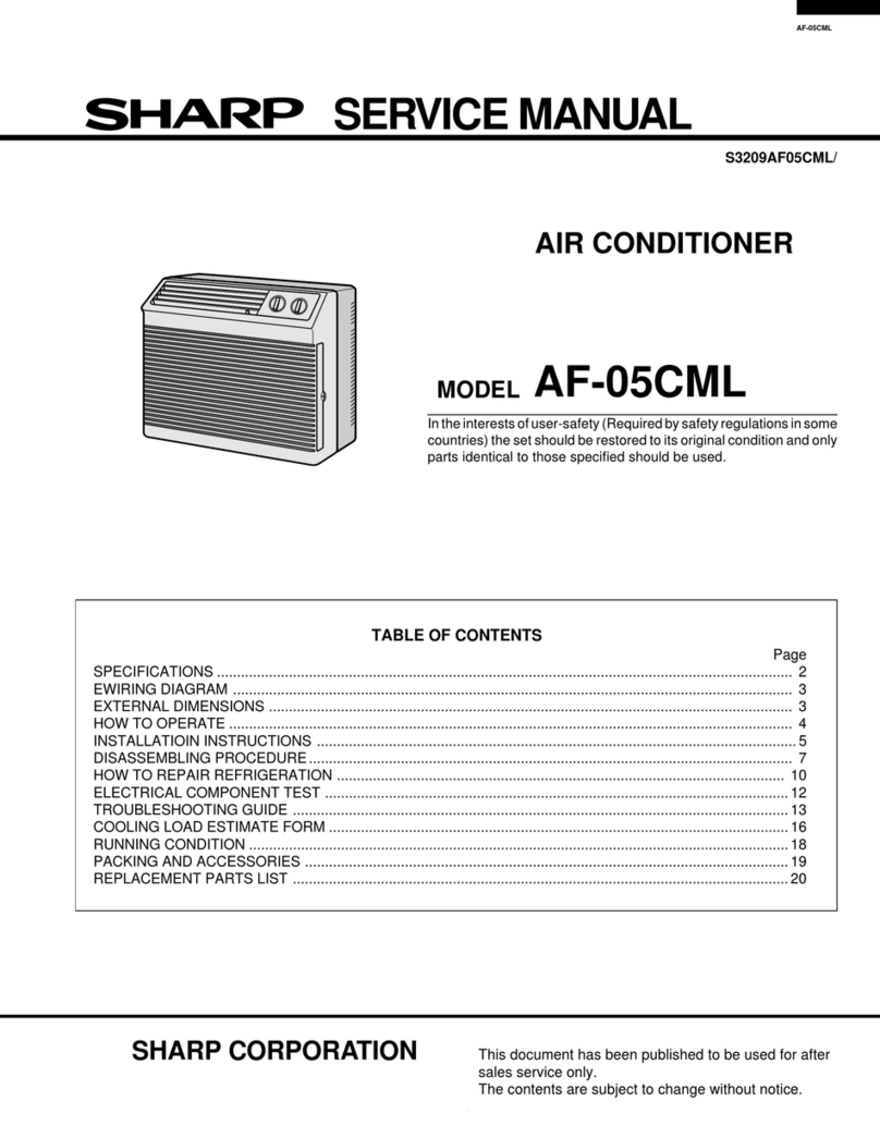 Sharp AF-05CML User manual