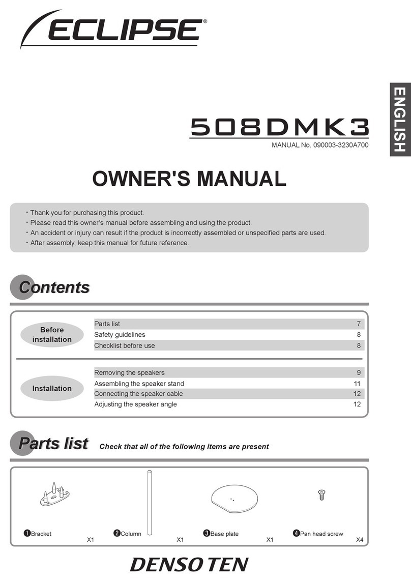 Eclipse 508DMK3 User manual
