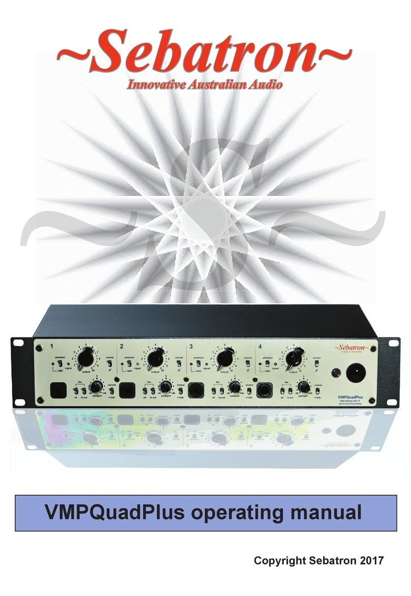 Sebatron VMPQuadPlus operating manual