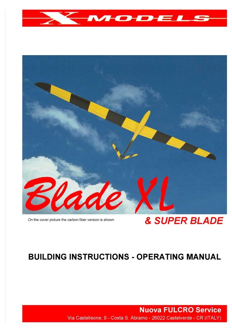 X Models Blade XL operating manual