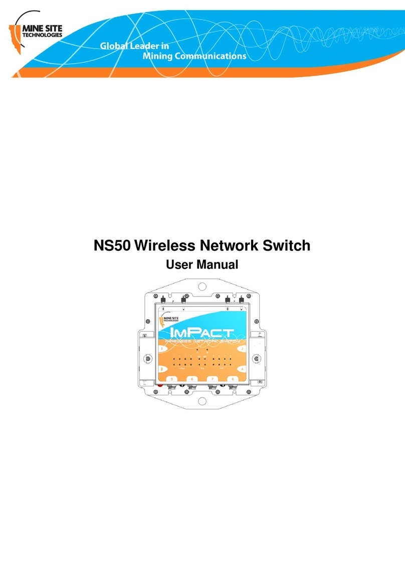 Mine Site Technologies NS50 user manual