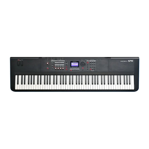 Kurzweil SP6 Getting started guide