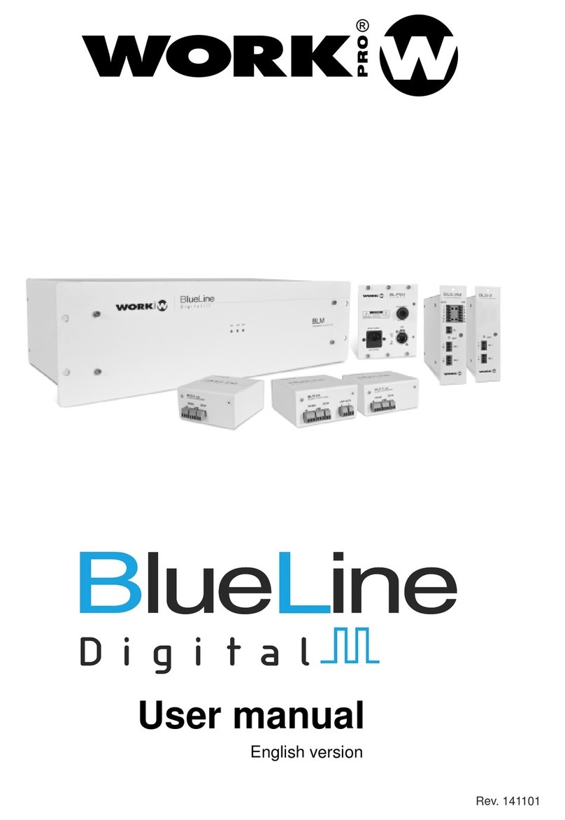 WorkPro BlueLine Digital User manual