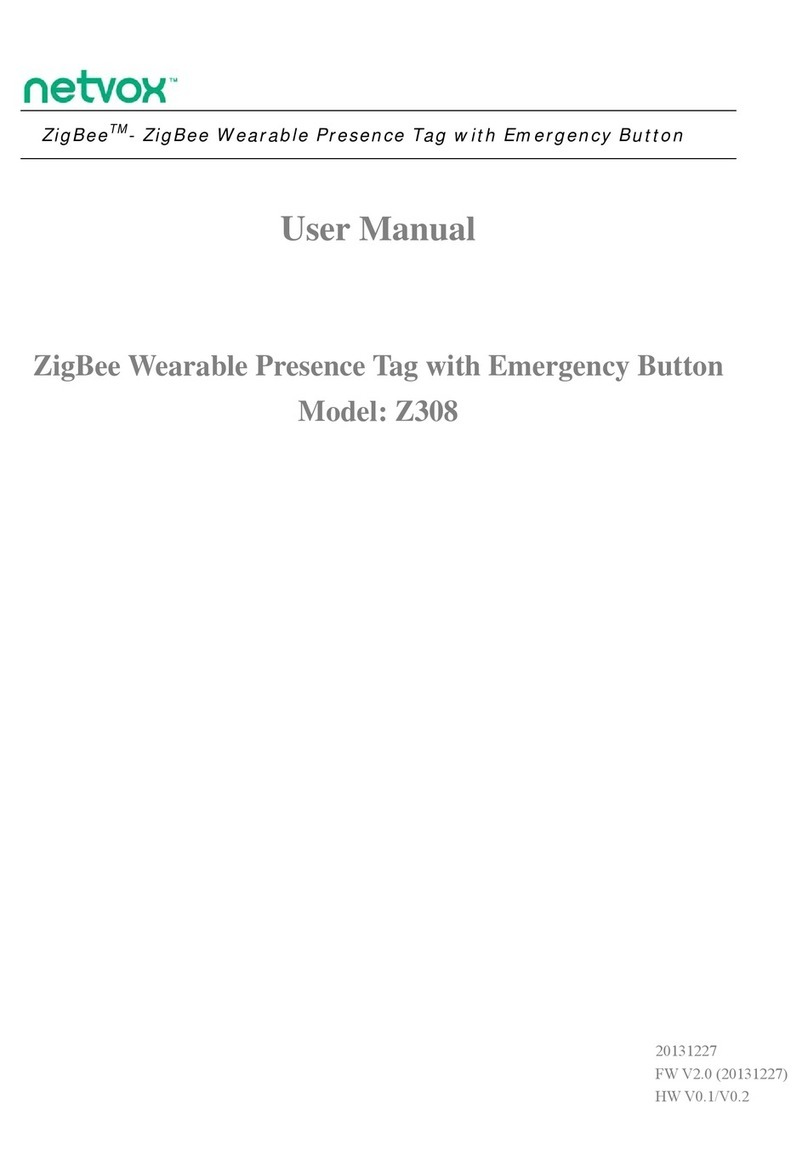 netvox Z308 User manual netvox Z308 User manual