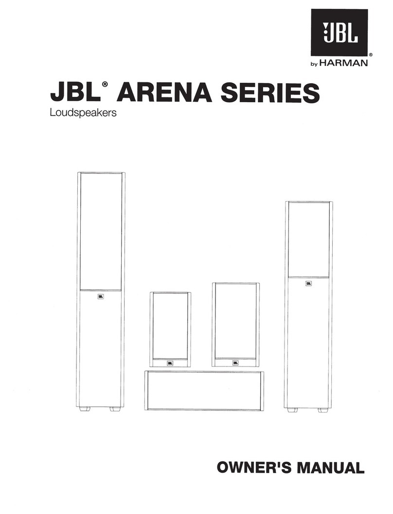 JBL Arena 180 owner's manual