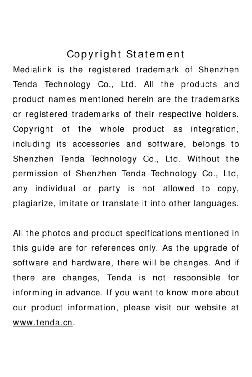 Medialink MWN-USB150N User manual
