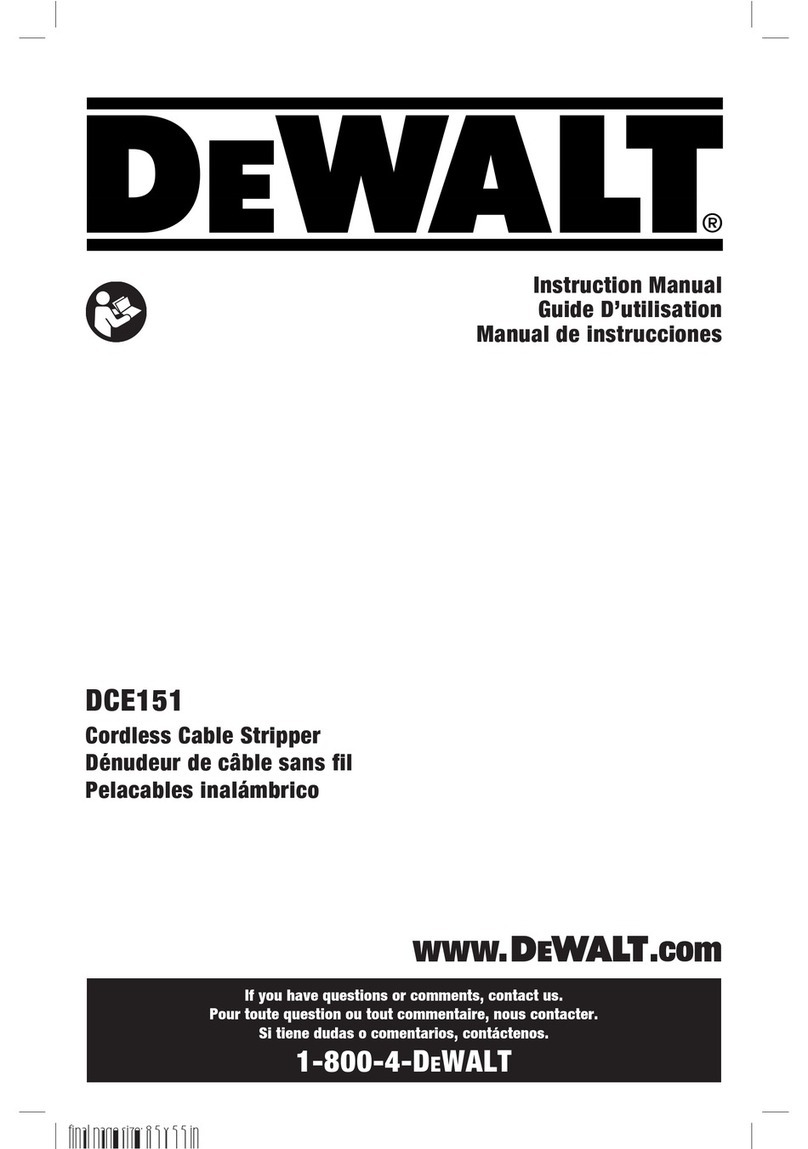 DeWalt DCE151 instruction manual
