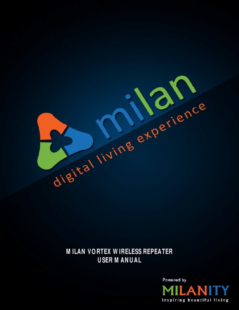 MiLAN VORTEX SLBR01 user manual