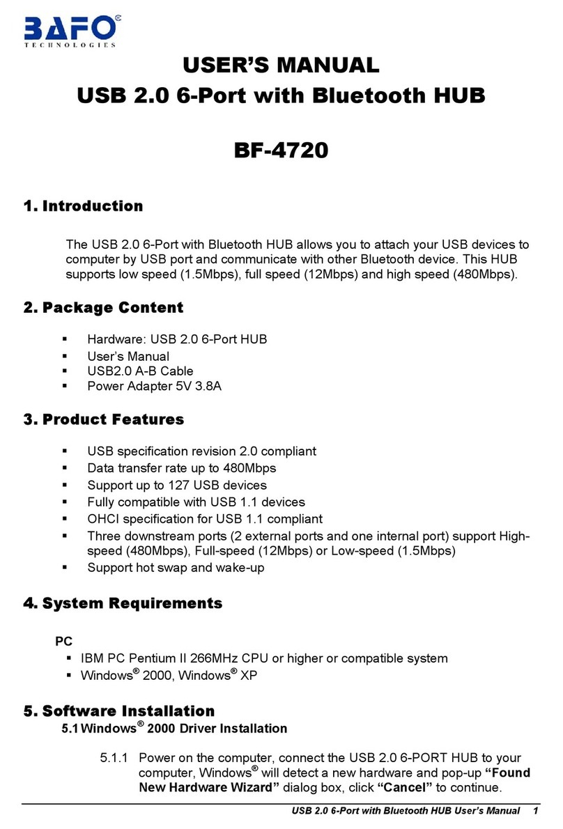 Bafo BF-4720 user manual