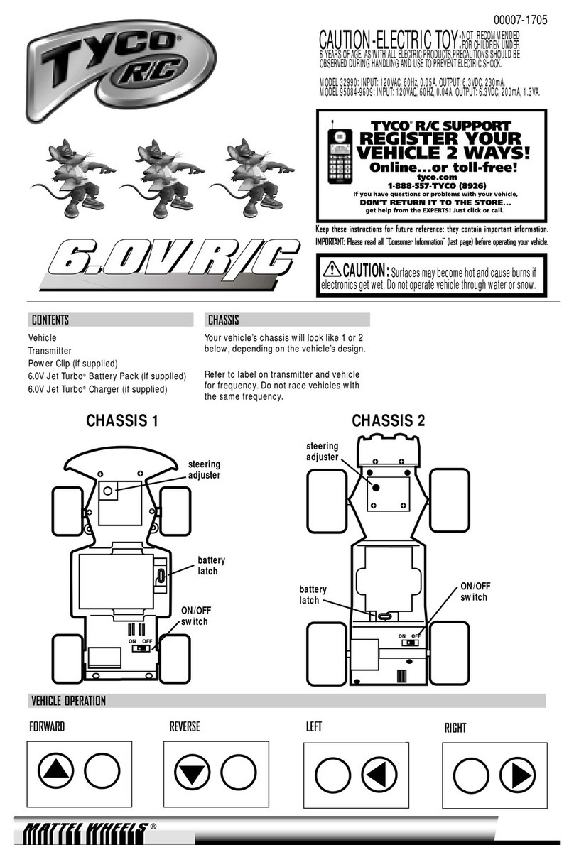 Tyco R/C 95084-9609 User manual
