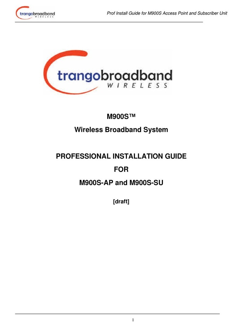Trango brodband M900S installation guide
