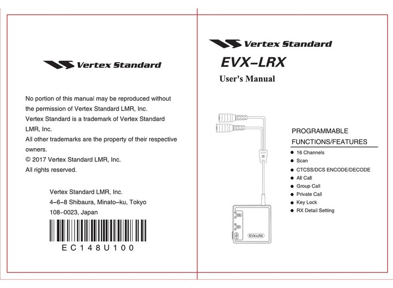 Vertex Standard EVX-LRX user manual