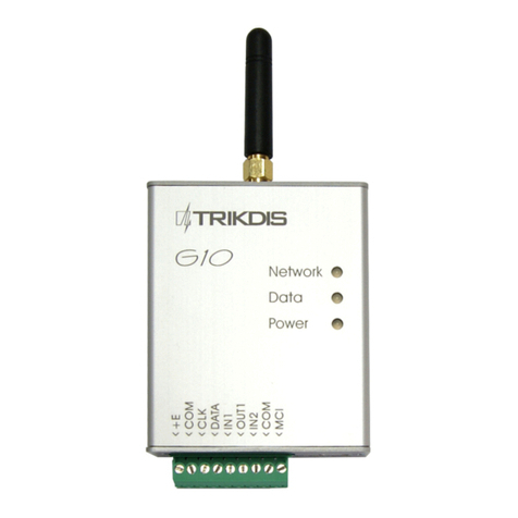Trikdis G10 user manual