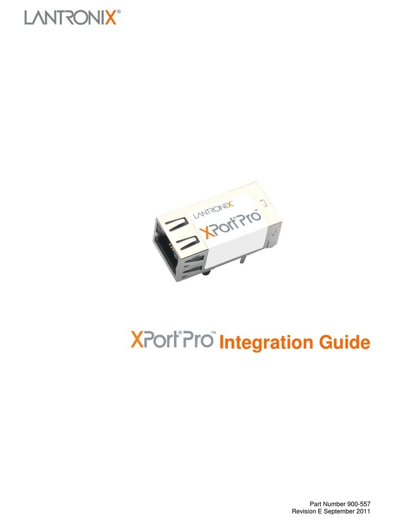 Lantronix xport pro Quick setup guide Lantronix xport pro Quick setup guide