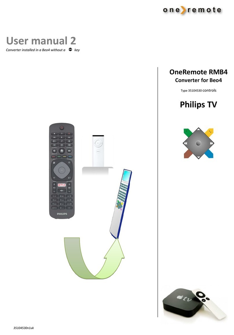 One Remote RMB4 User manual
