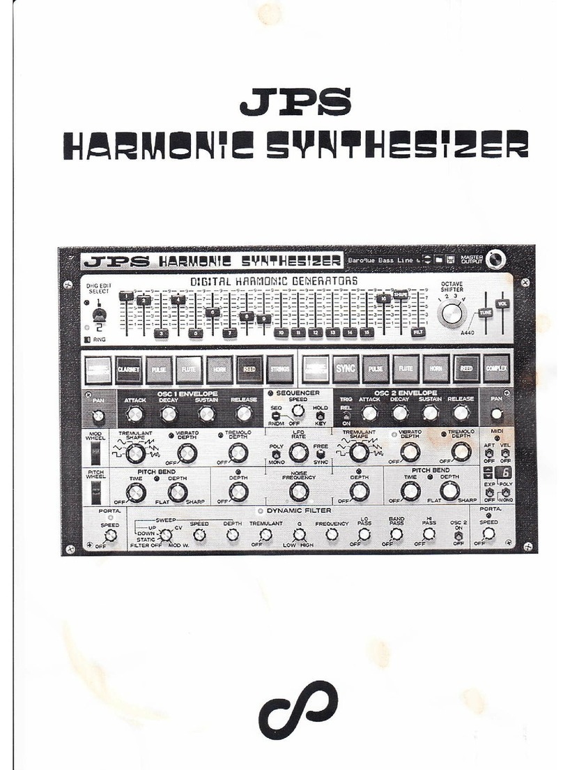 Jiggery-Pokery Sound JPS Harmonic Synthesizer user manual