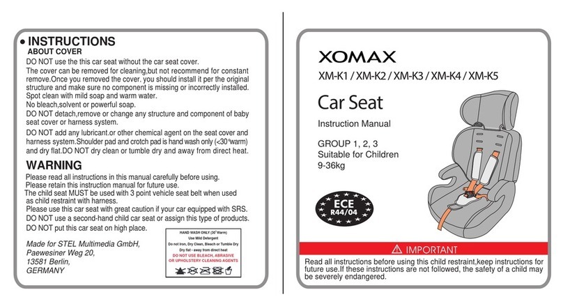 Xomax XM-K1 instruction manual