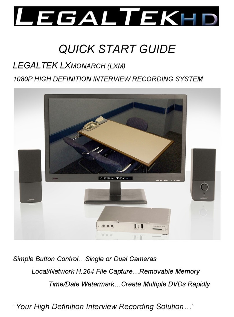 LegalTek LXMONARCH quick start guide