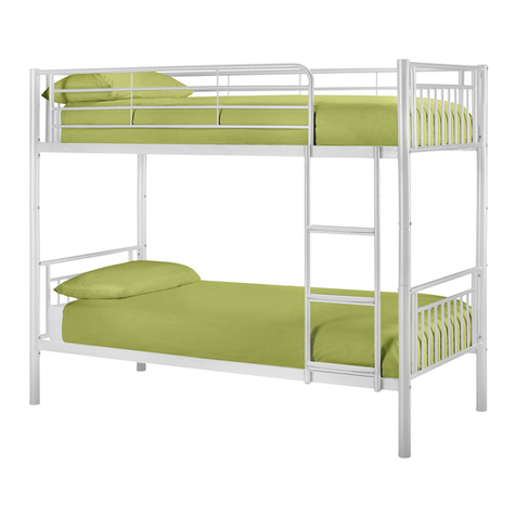 Julian Bowen Limited Atlas Bunk Bed - Gloss White Assembly instructions Julian Bowen Limited Atlas Bunk Bed - Gloss White Assembly instructions