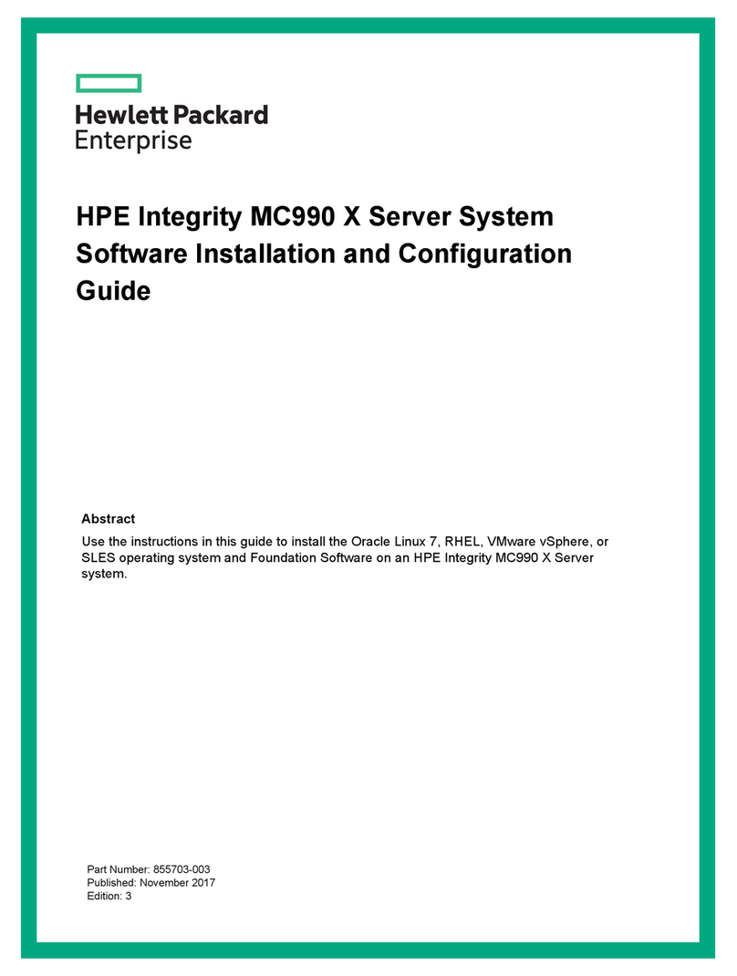 HPE Integrity MC990 X Software installation and configuration guide