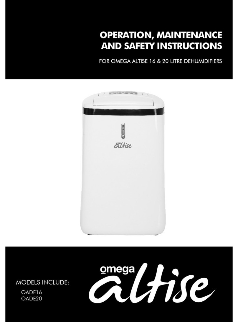 Omega Altise OADE16 User guide