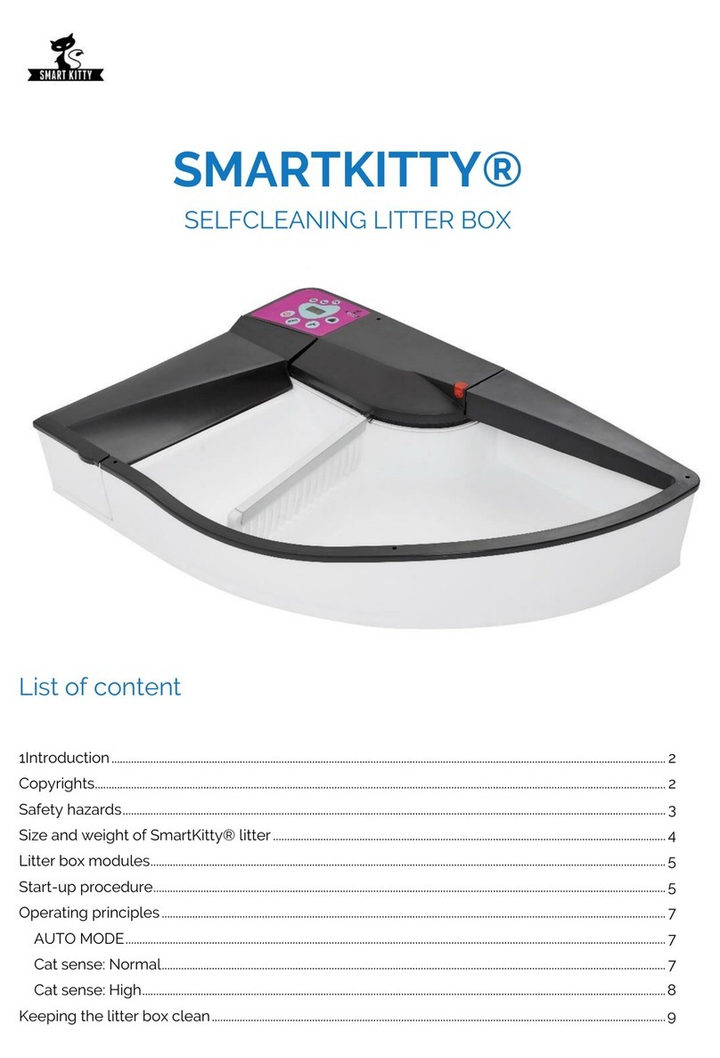 Smart Kitty SELF CLEANING LITTER BOX User manual