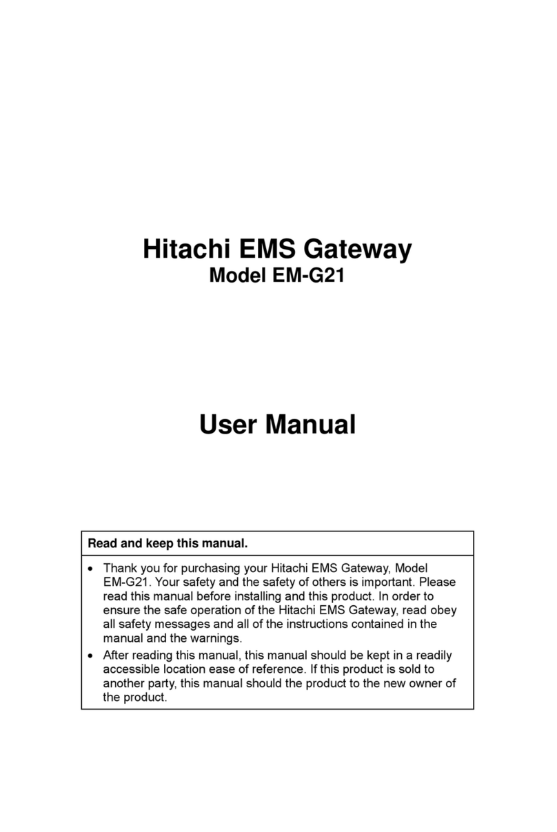 Hitachi EM-G21 user manual