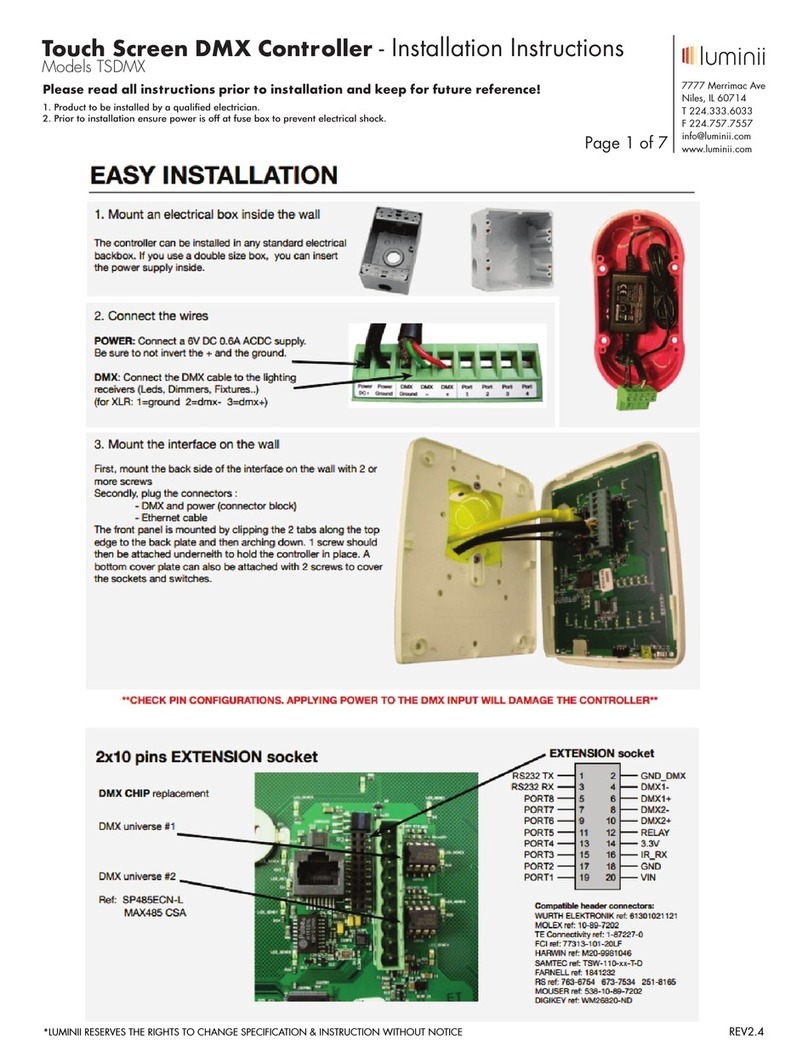 luminii TSDMX User manual