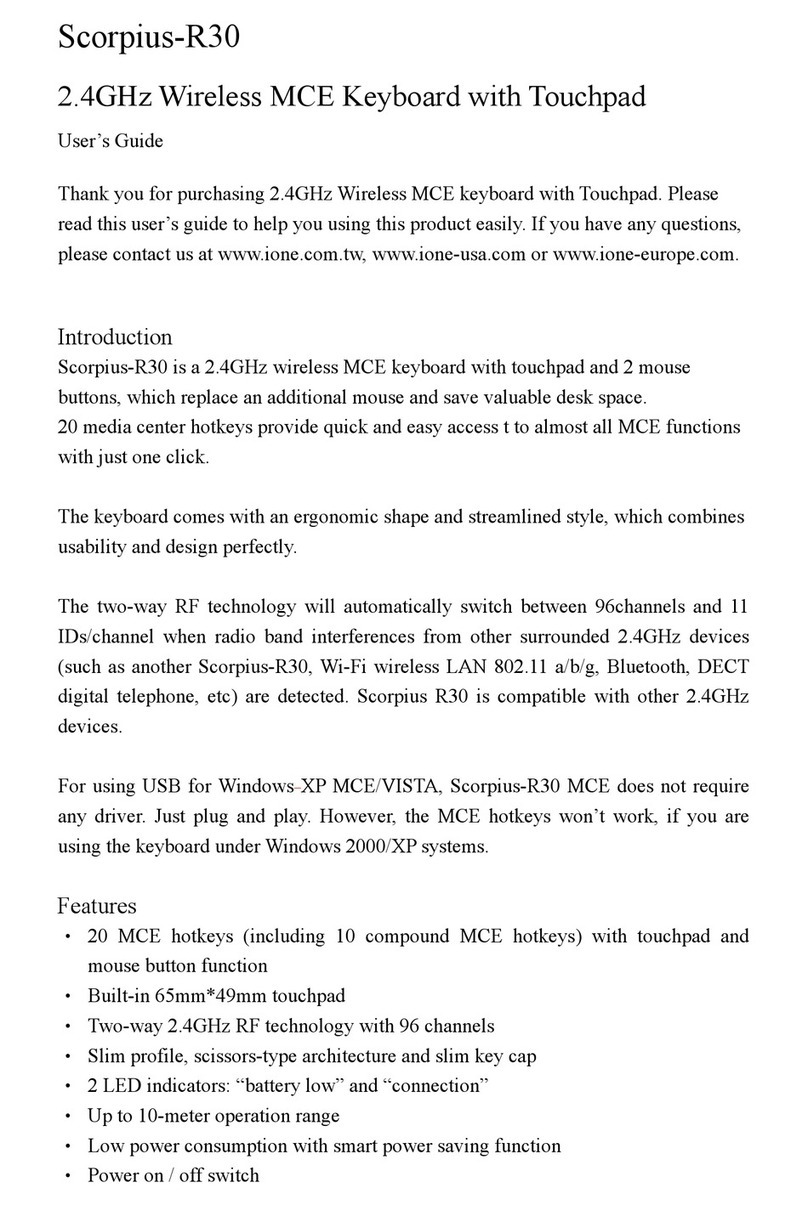 IOne Scorpius-R30 user guide