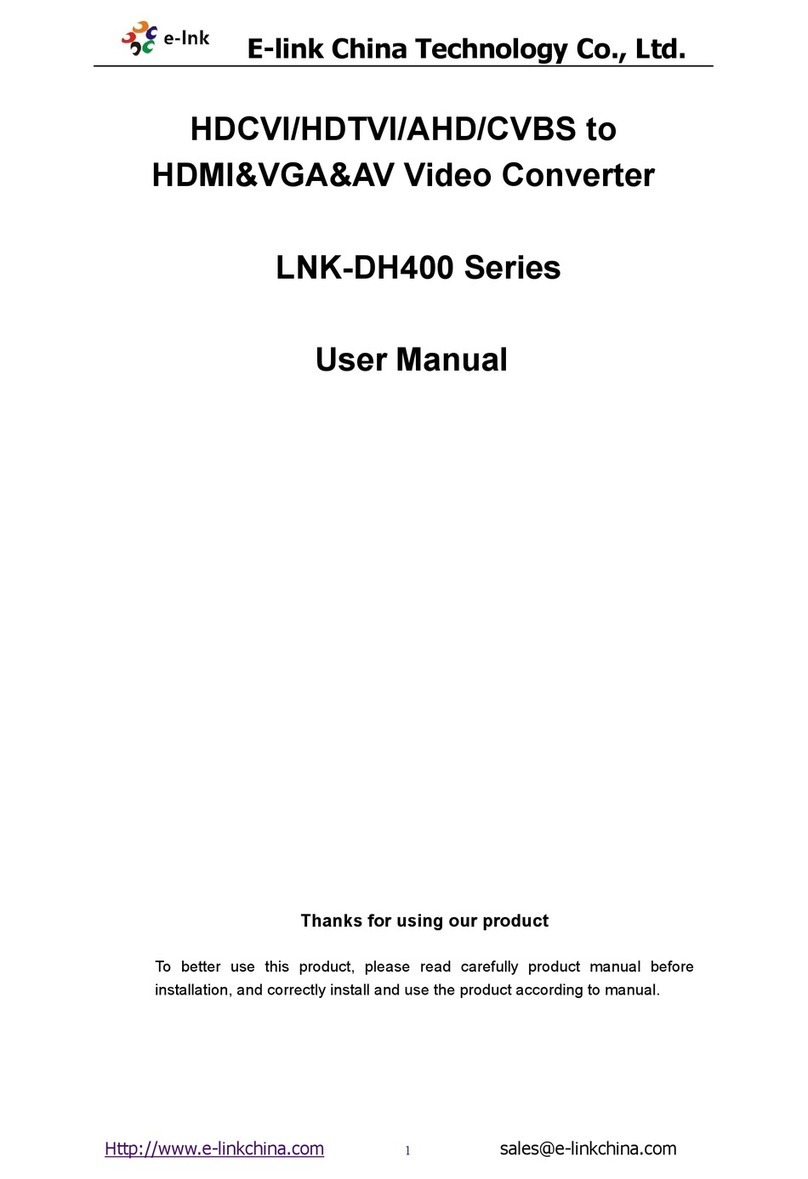 elink LNK-DH400 Series user manual