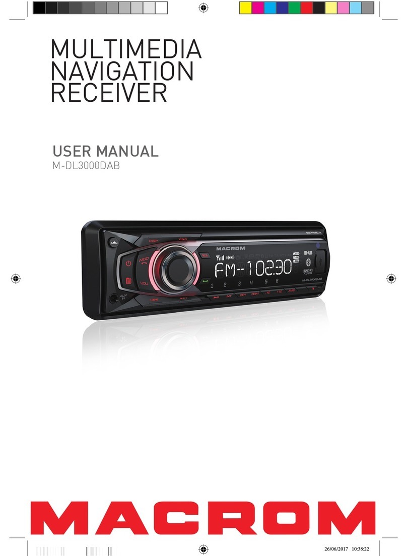 Macrom M-DL3000DAB user manual