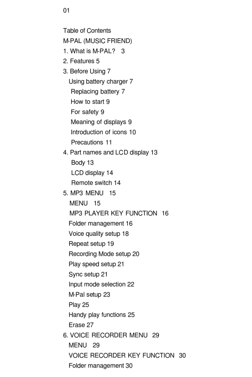 Toodis MPAL-201F user manual