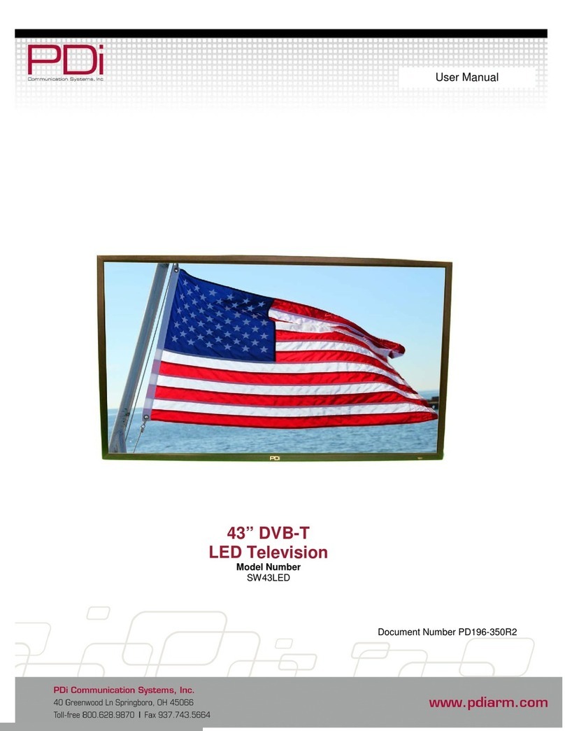 PDi SW43LED user manual