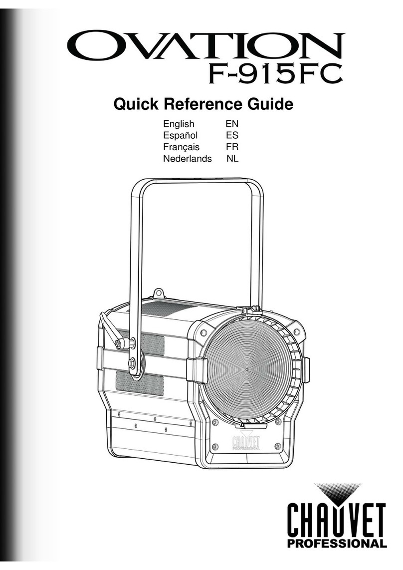 Chauvet OVATION F-915FC User manual