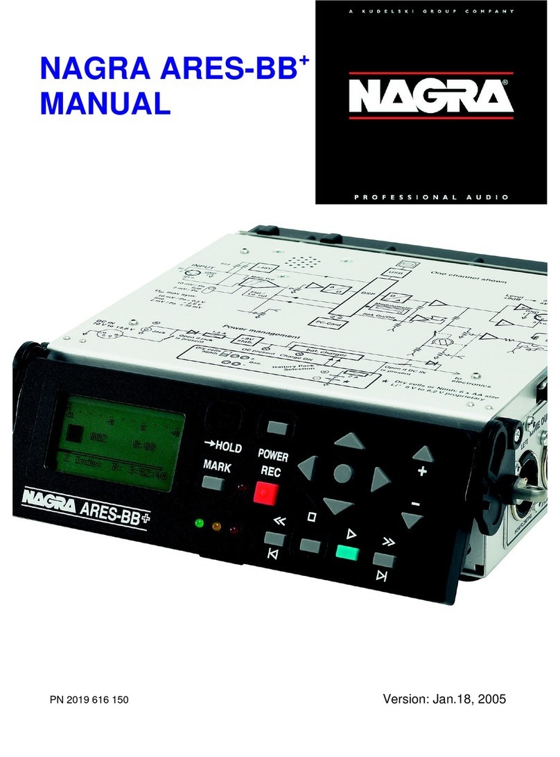 Nagra ARES-BB Plus User manual