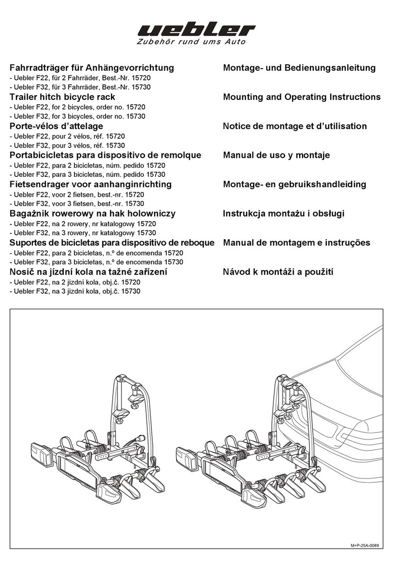 Uebler F22 Mounting and operating instructions Uebler F22 Mounting and operating instructions